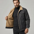 SOBRECAMISA MASCULINA PELUCIADA CON BOLSILLOS