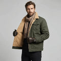 SOBRECAMISA MASCULINA PELUCIADA CON BOLSILLOS
