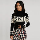 SUÉTER FEMENINO DE CUELLO ALTO NAVY SKI