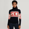 SUÉTER FEMENINO DE CUELLO ALTO NAVY SKI